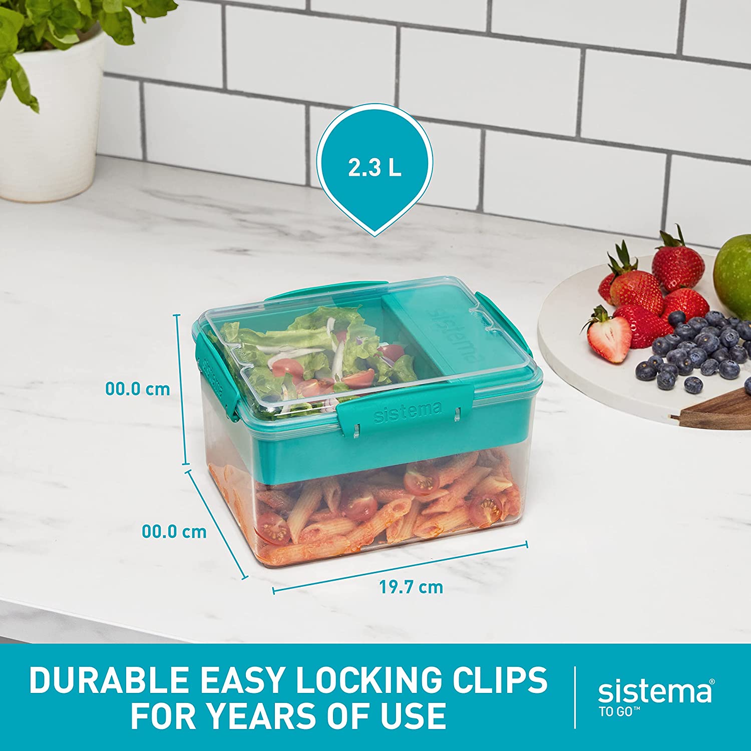 Sistema TO GO lunch tub 2.3L